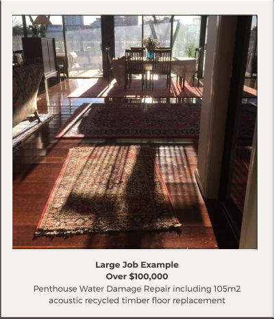 Large Job Example - Over $100,000